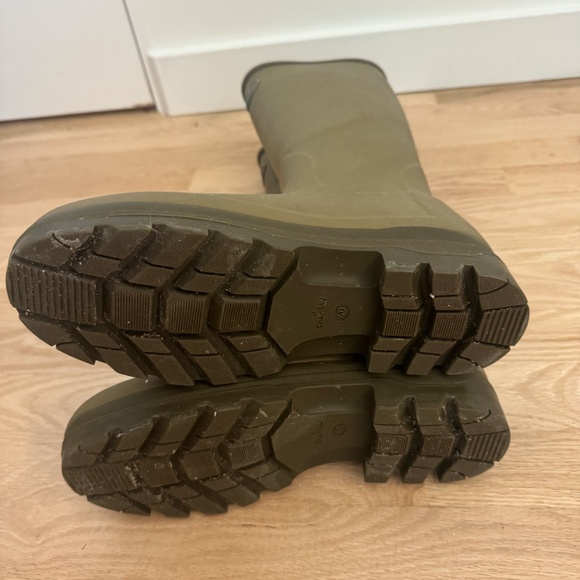 Le Chameau Women's Vierzonord Neoprene Lined Iconic Green Wellington Boots - Picture 4 of 4